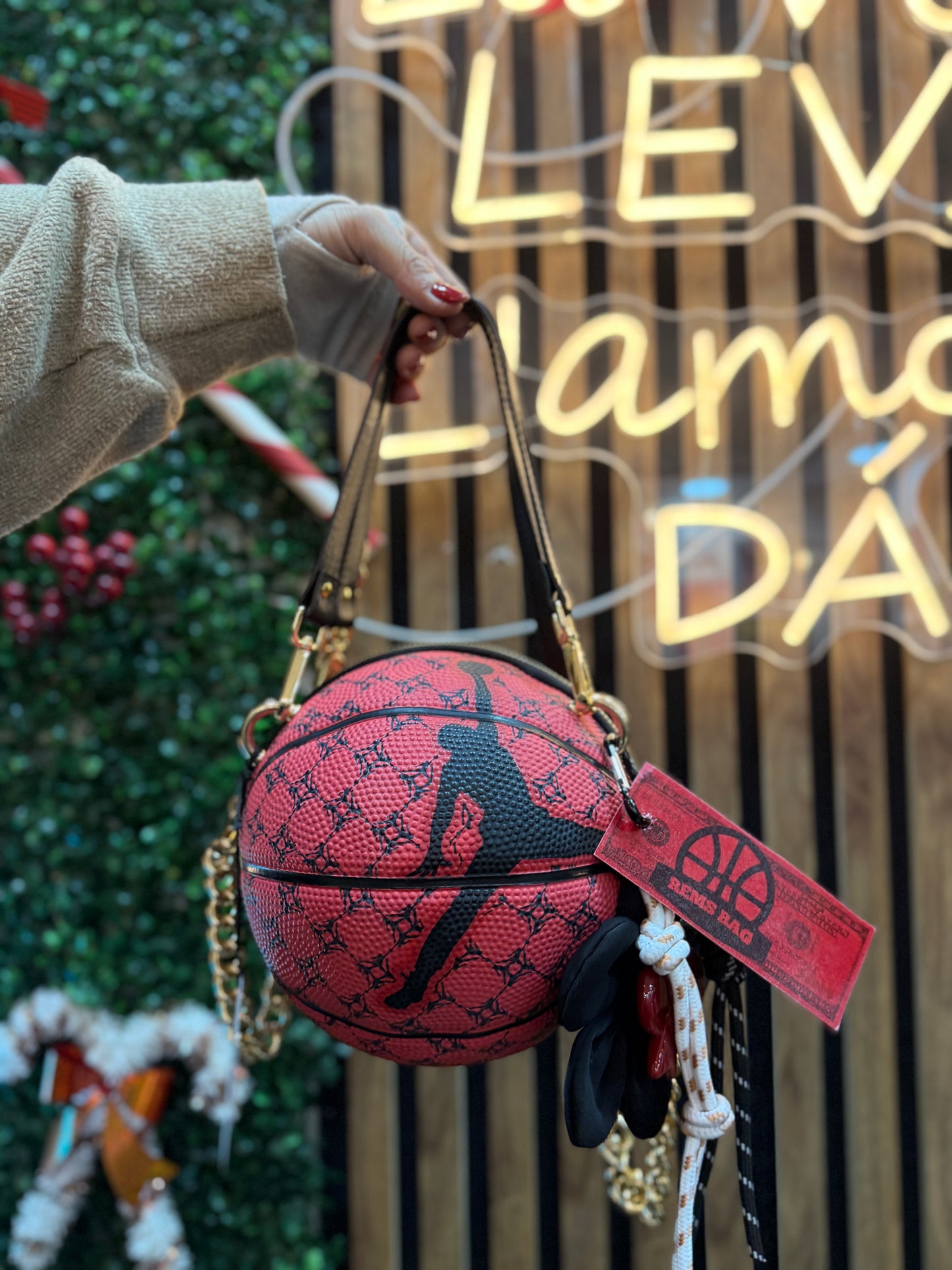 Lady Jordan red charms