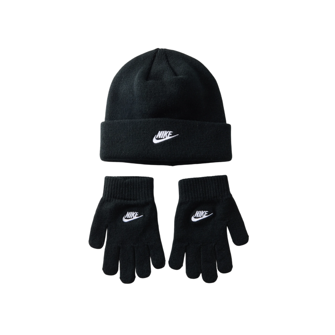 Set Nike Cappello e Guanti in lana Nero