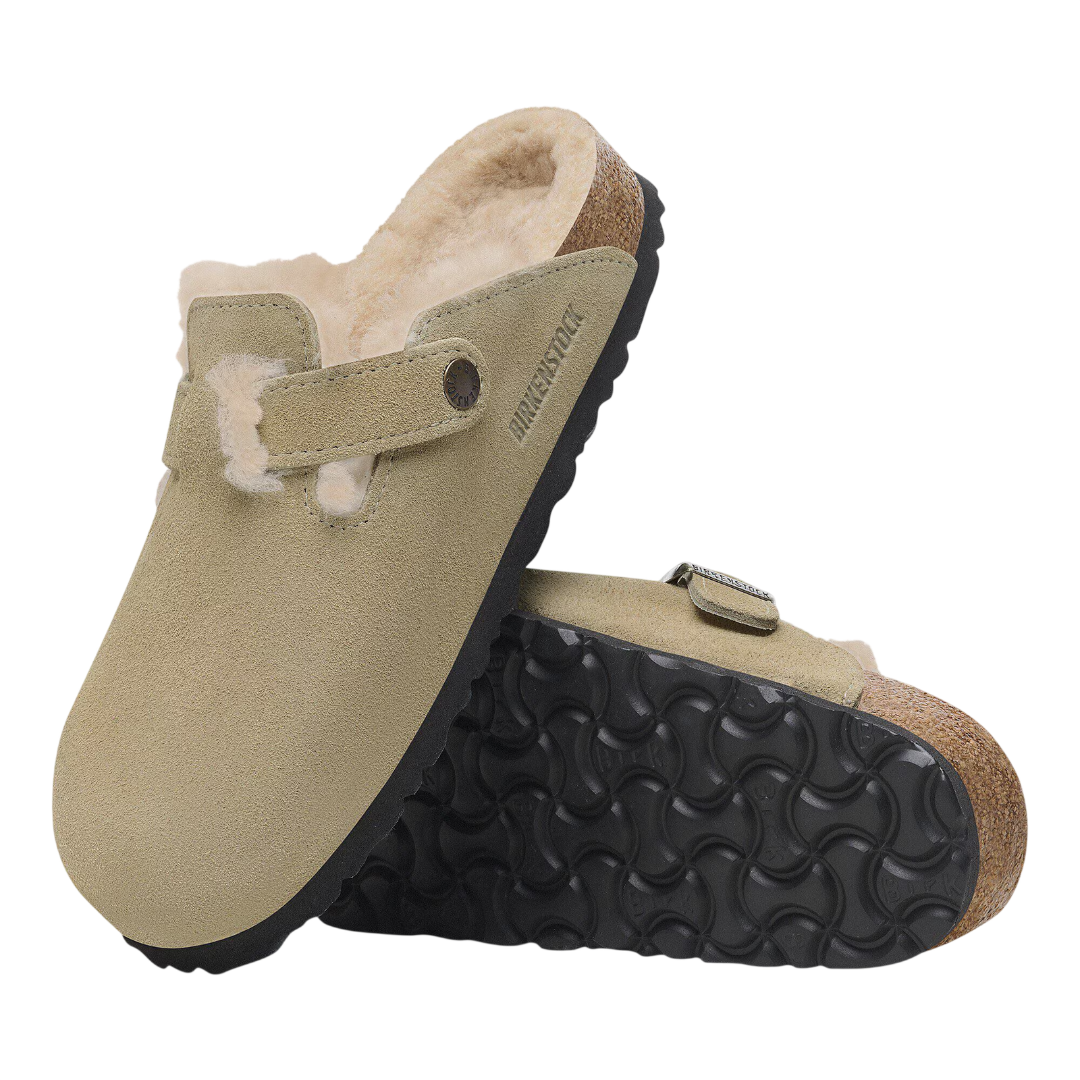 Birkenstock Boston pelliccia di agnello 
