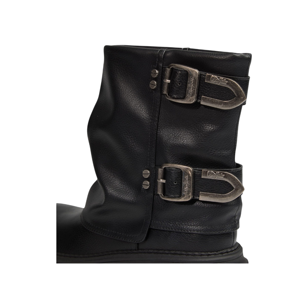 Buffalo Stivali Mave Fold Mid neri 