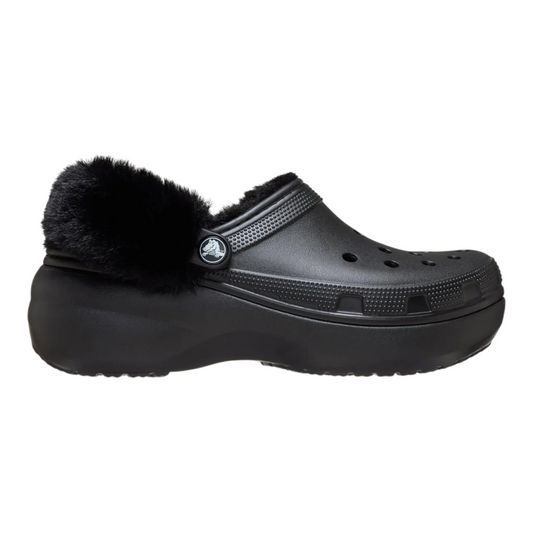 Crocs Classic Platform Fuzz Lined Clog 