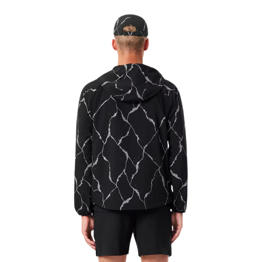 Lacoste Giacca con stampa coccodrillo riflettente 