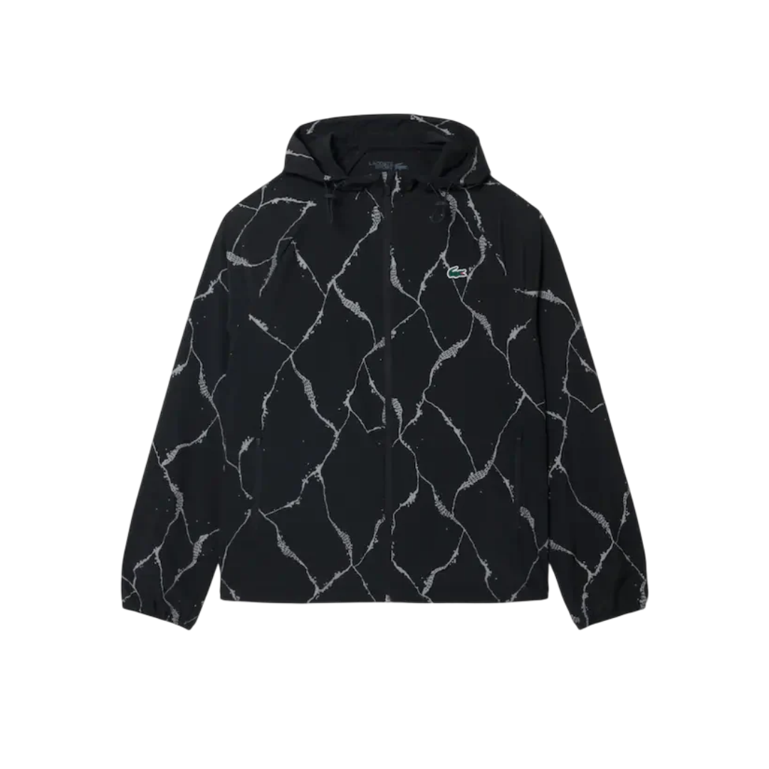Lacoste Giacca con stampa coccodrillo riflettente 