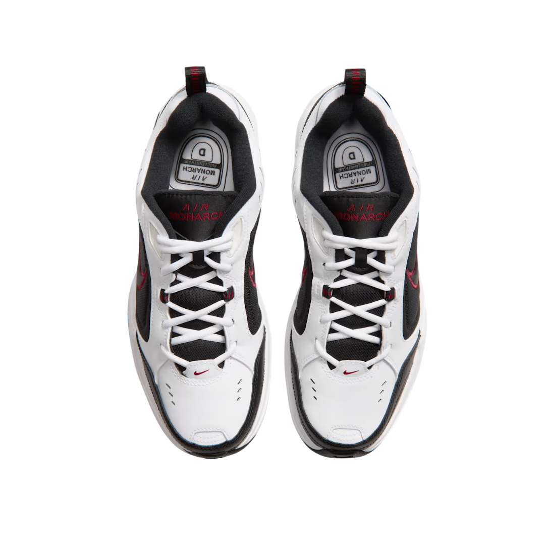 Nike Air Monarch Bianca/Nera/Rossa 
