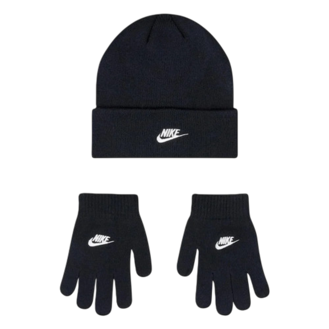 Nike Set cappello Lana + Guantini Nero 