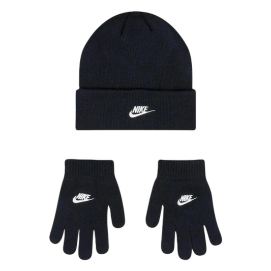 Nike Set cappello Lana + Guantini Nero 