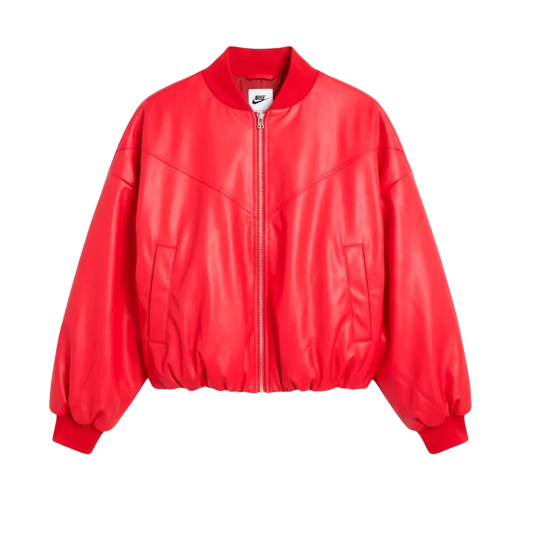 Nike Bomber Therma-Fit in Pelle 