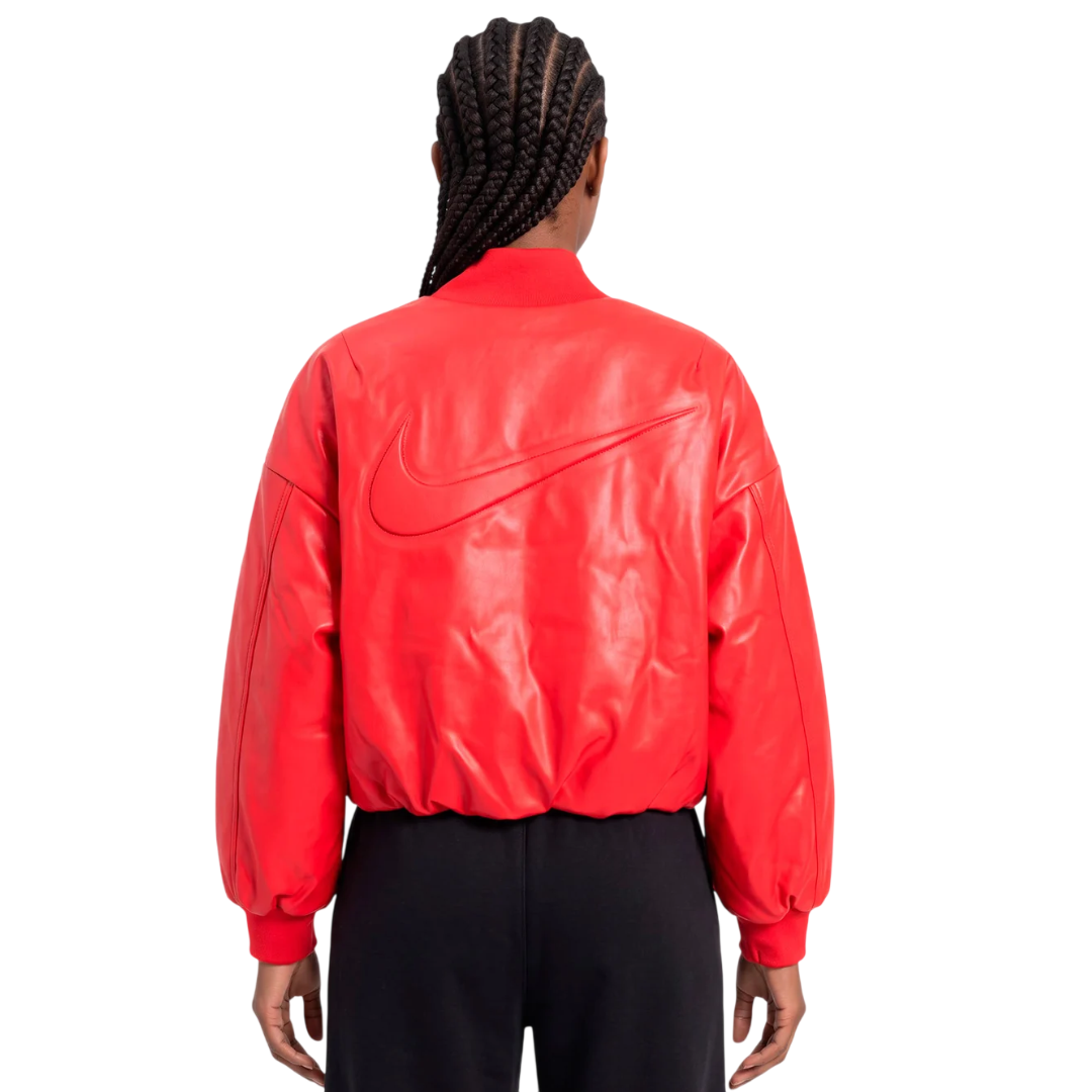 Nike Bomber Therma-Fit in Pelle 