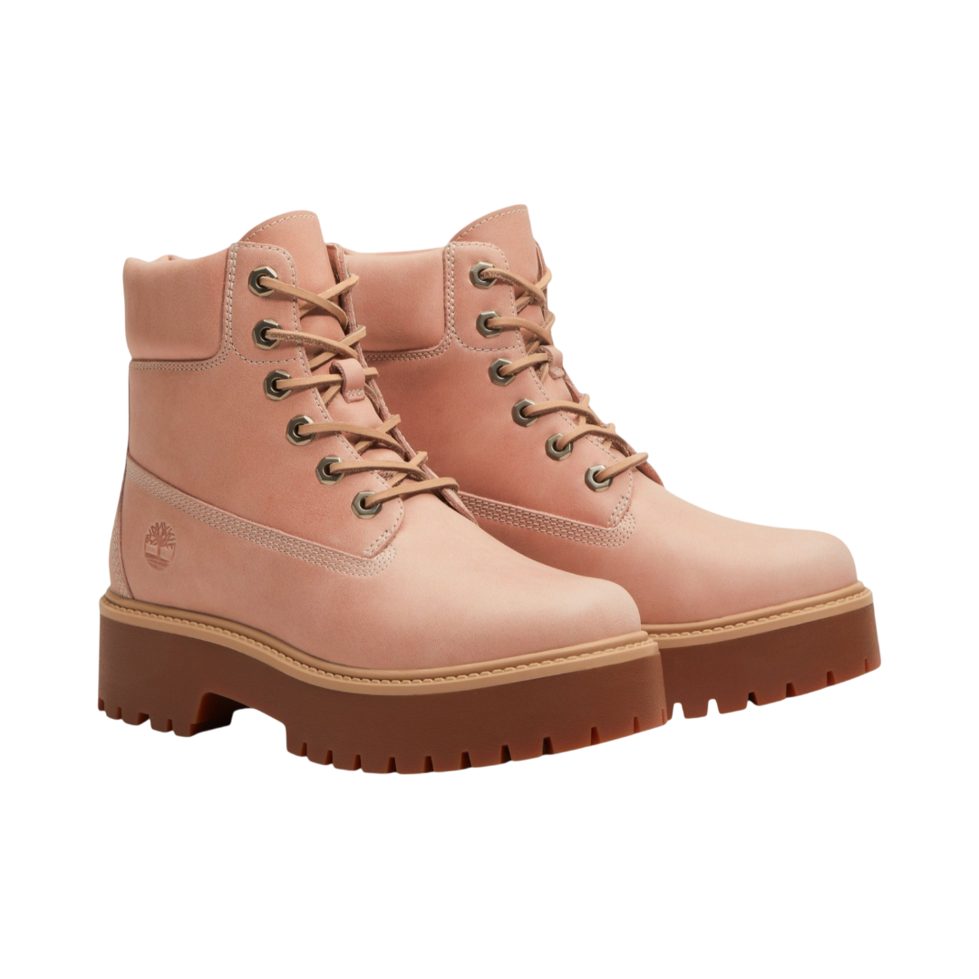 Timberland Stivali in pelle Pink Stone Street 