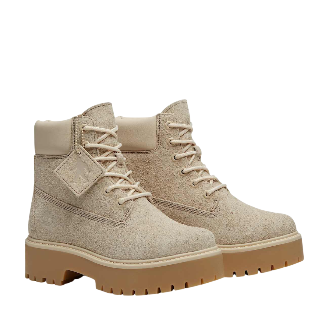 Timberland Stivale con Plateau Stone Street da Donna in beige chiaro<BR/> 