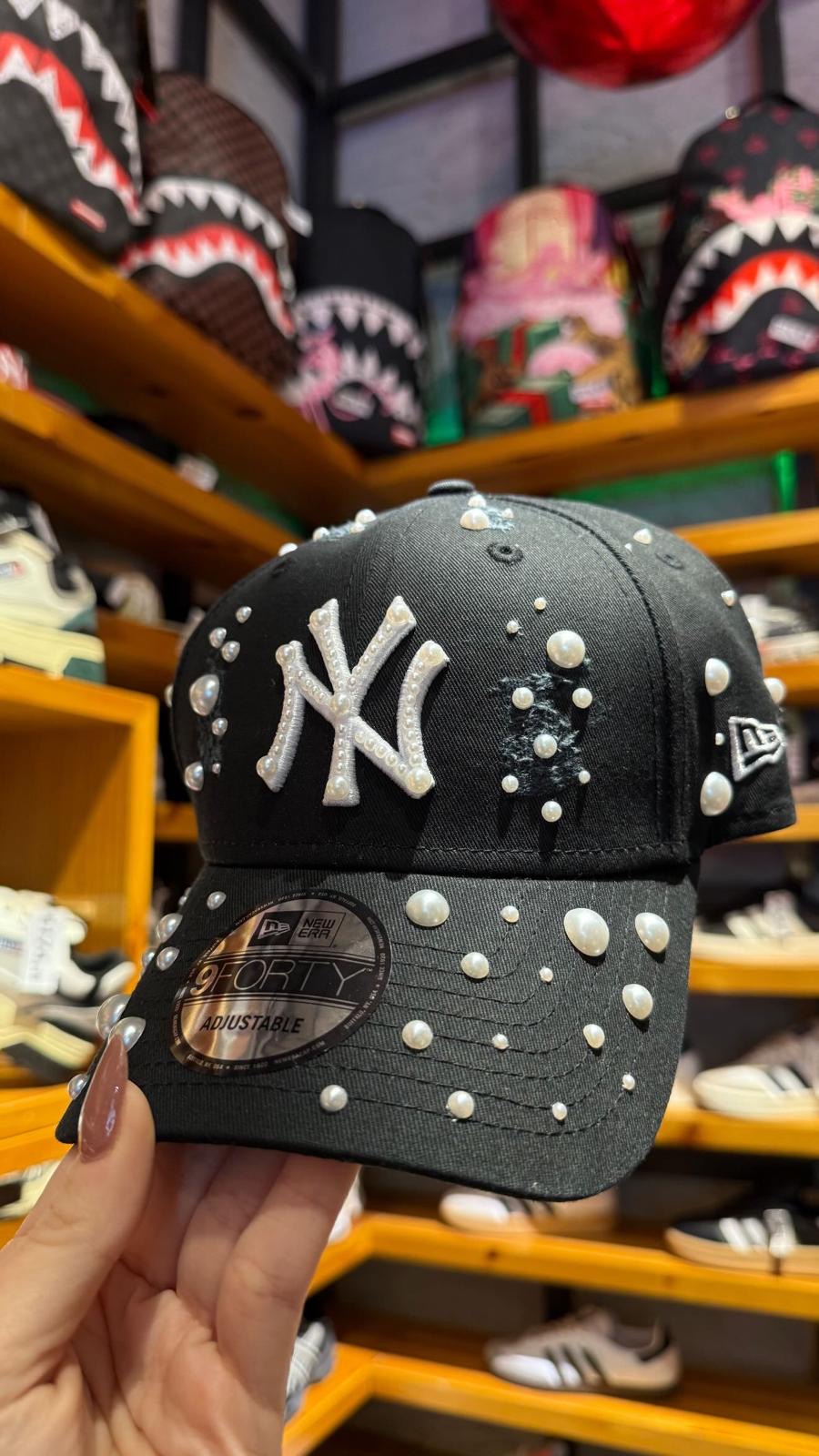 Cappello NY Perle Visiera curva